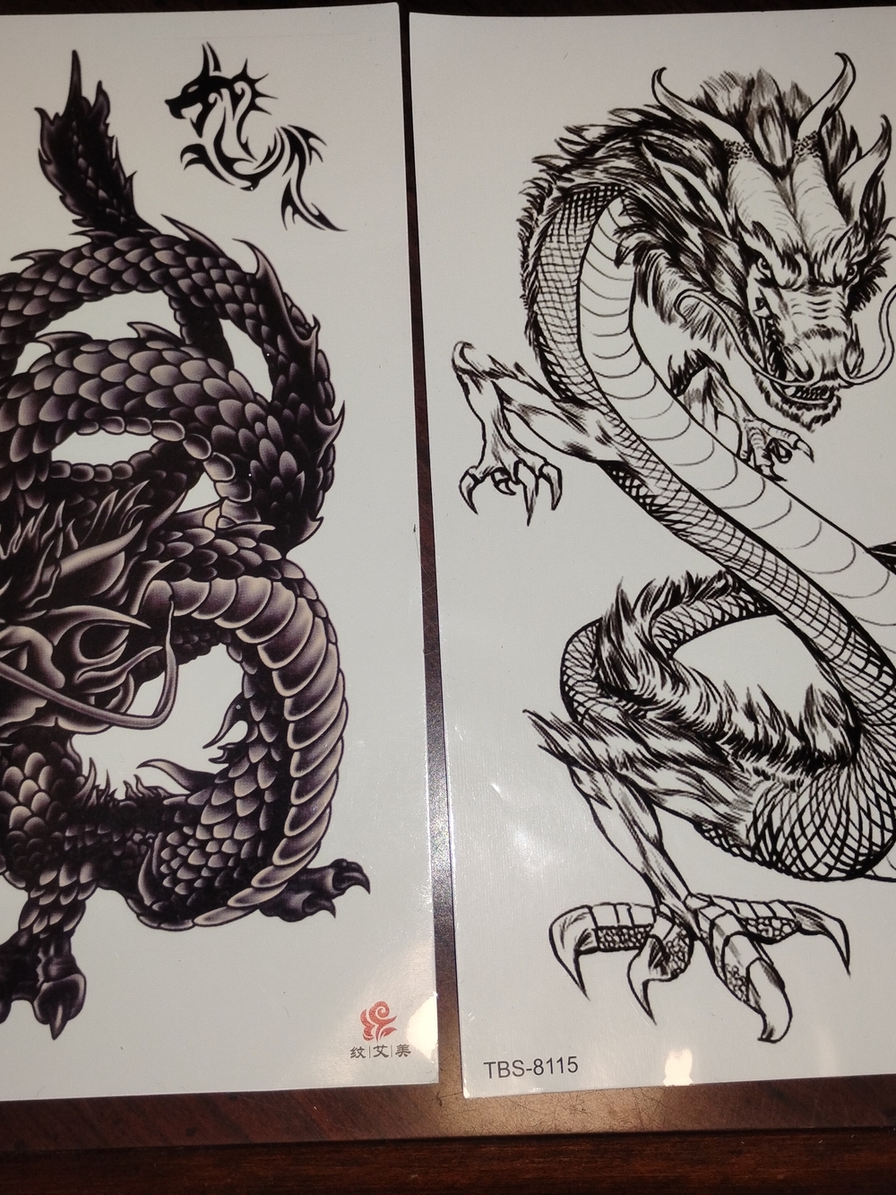 Ser Of Dragon Tattoo Sheets